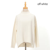 7Gウールスリットハイネックニット