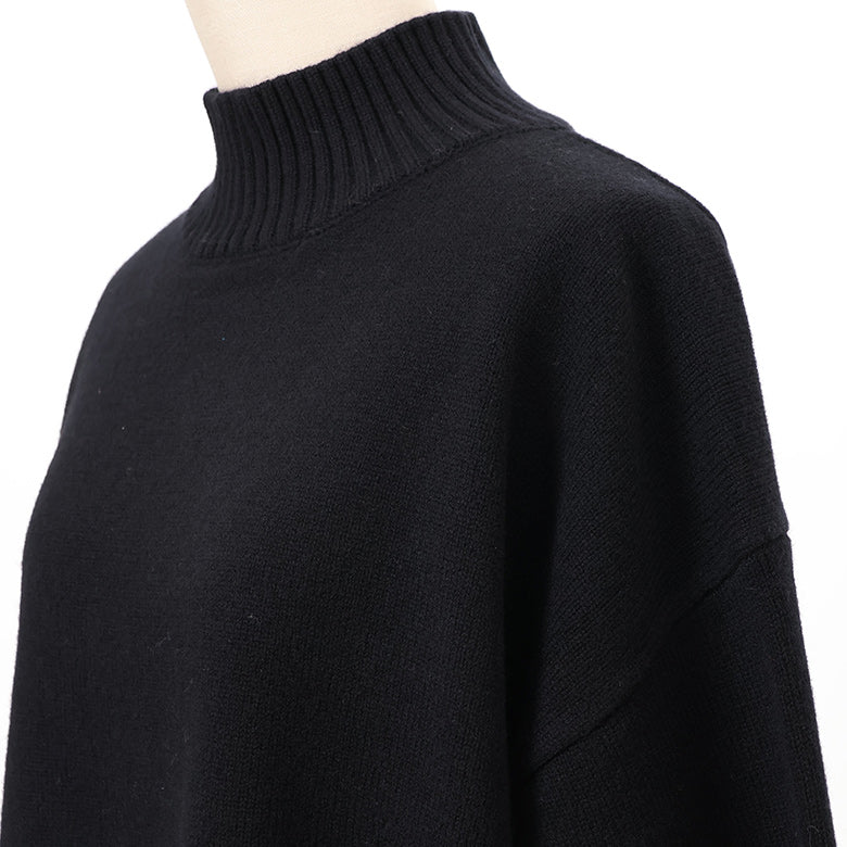 7Gウールスリットハイネックニット