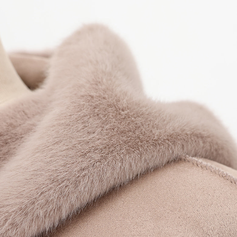 フェイクファームートン切替アウター