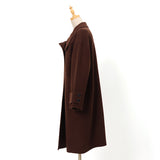 ラムウールメルトンスタンドコート