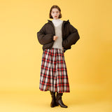 発熱中綿フードダウン