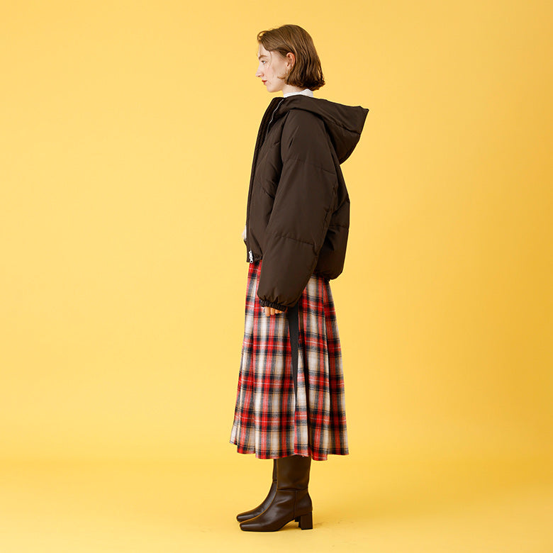 発熱中綿フードダウン