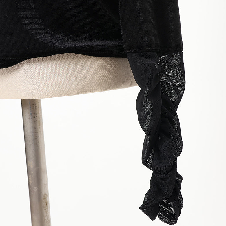 カットベロアタートルネック