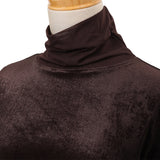 カットベロアタートルネック