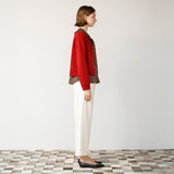 スムースドットボタンカーディガン