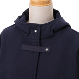 WOOLLETダッフル型コート