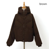 発熱中綿フードダウン