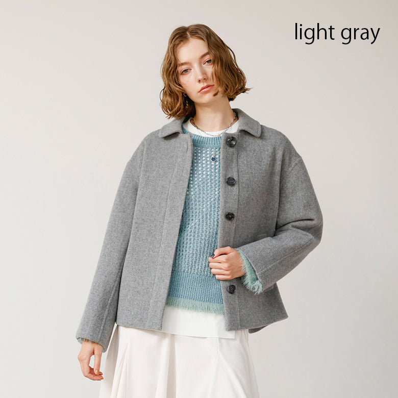 ウールモッサショートステンアウター