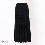 カットベロアティアードスカート