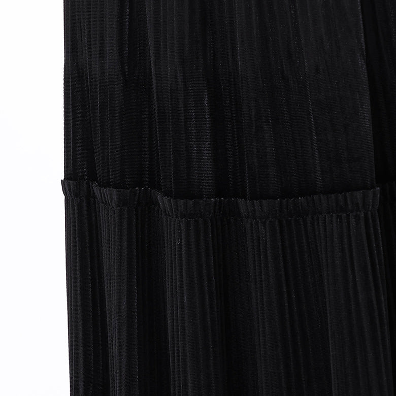 カットベロアティアードスカート