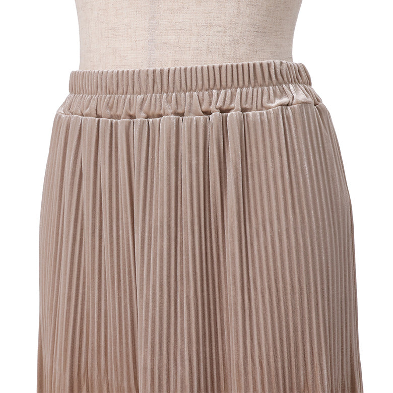 カットベロアティアードスカート