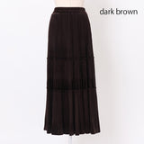 カットベロアティアードスカート