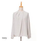 キカプリントアシメタックブラウス