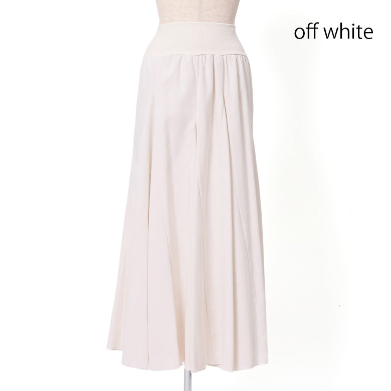 コーデュロイマチ入フレアスカート