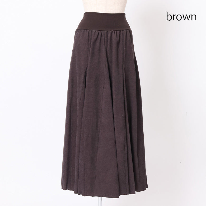 コーデュロイマチ入フレアスカート