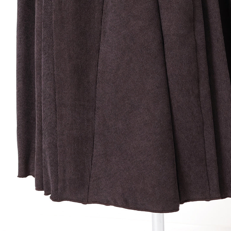 コーデュロイマチ入フレアスカート