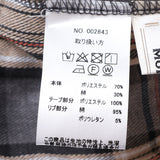 ネルチェックサイドラインスカート