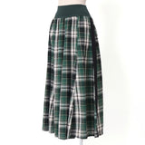 ネルチェックサイドラインスカート