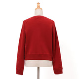 スムースドットボタンカーディガン