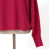 ウールカシミヤドルマンニット