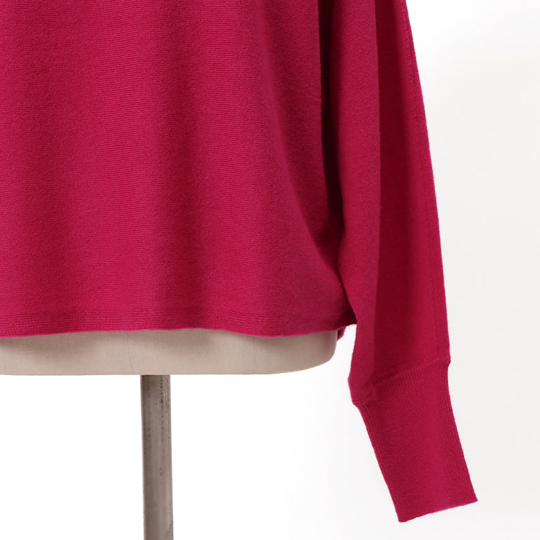 ウールカシミヤドルマンニット