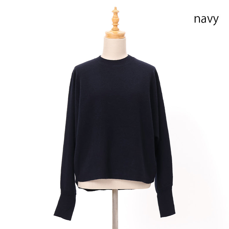 ウールカシミヤドルマンニット