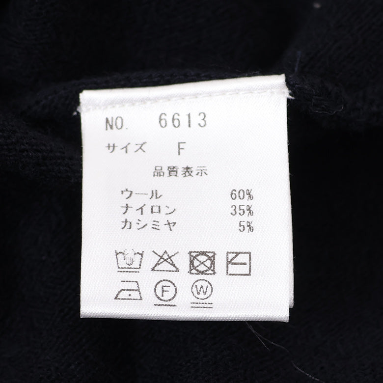 ウールカシミヤドルマンニット