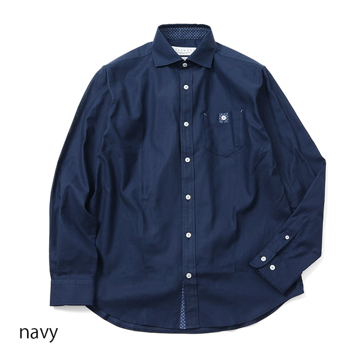 先染めカラミシャンブレーシャツ【Made in Japan】 – Mitsumine Online