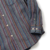 マルチストライプリラックスシャツ【Made in Japan】