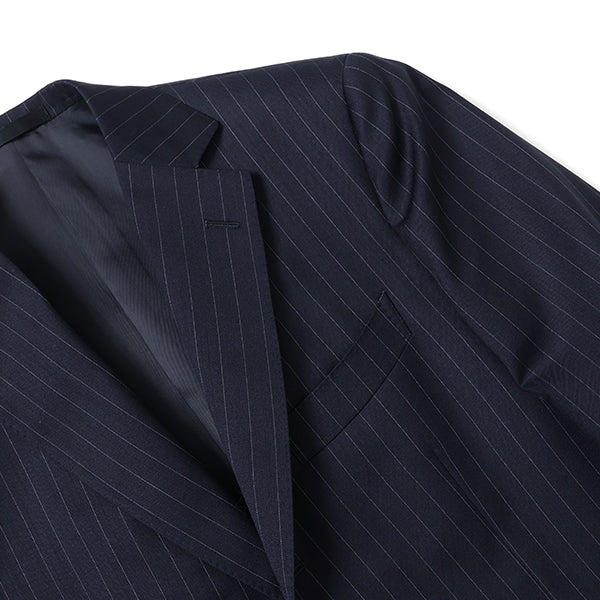 ゼニア”ISLAND FLEECE”ピンストライプスーツ【Made in Japan