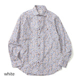 総柄プリントワイドカラーシャツ【Made in Japan】