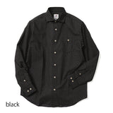 総柄プリントワイドカラーシャツ【Made in Japan】