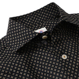 総柄プリントワイドカラーシャツ【Made in Japan】