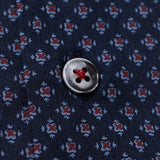 総柄プリントワイドカラーシャツ【Made in Japan】