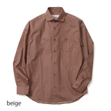 総柄プリントワイドカラーシャツ【Made in Japan】