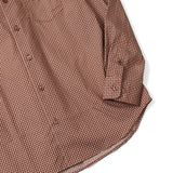 総柄プリントワイドカラーシャツ【Made in Japan】