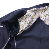 カラミ織り無地ストレッチジャケット