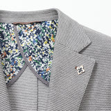 クールマックスハニカムボーダージャケット