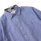 オーガニックオックスWワッシャーシャツ【Made in Japan】