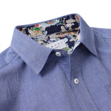 オーガニックオックスWワッシャーシャツ【Made in Japan】