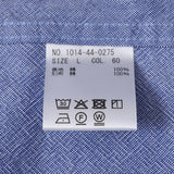 オーガニックオックスWワッシャーシャツ【Made in Japan】