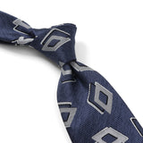 【FRANCO BASSI】ダブルダイヤ小紋ネクタイ【Made in Italy】