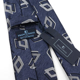 【FRANCO BASSI】ダブルダイヤ小紋ネクタイ【Made in Italy】