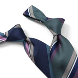 【FRANCO BASSI】オルタネートストライプネクタイ【Made in Italy】