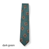 【Holliday&Brown】カラーブロック小紋ネクタイ【Made in Italy】