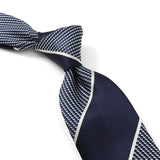 【Holliday&Brown】ジャガードストライプネクタイ【Made in Italy】