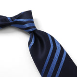 【Holliday&Brown】100TH幾何学ストライプネクタイ【Made in Italy】