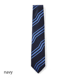 【Holliday&Brown】100TH幾何学ストライプネクタイ【Made in Italy】