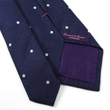 【Seaward & Stearn】ダイヤ×ドットネクタイ【Made in GBR】