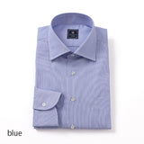 100双ストライプセミワイドシャツ【Made in Japan】